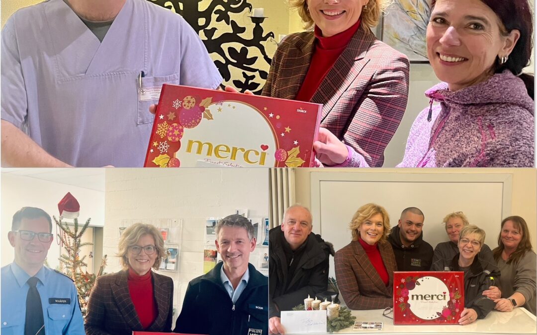 Einsatz als Weihnachtsfrau: Danke an Polizei, Tierheim und Hospiz