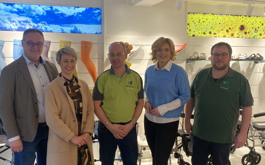 Besuch bei Orthopädie-Betrieb in Birkenfeld