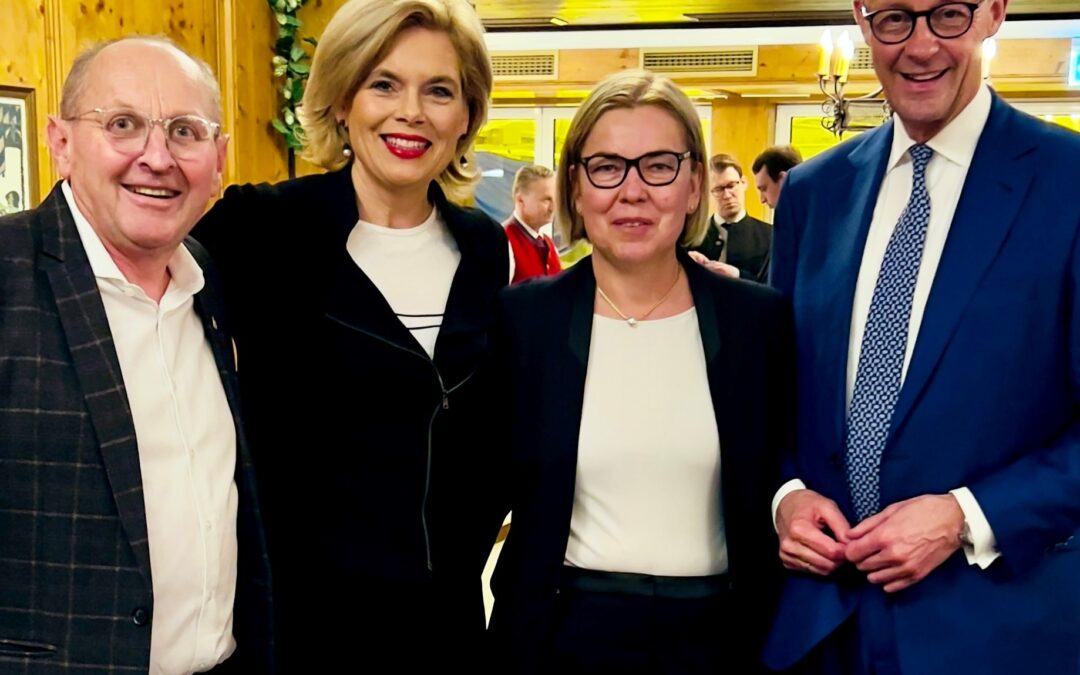Edelsteinbranche trifft Friedrich Merz und Julia Klöckner in München