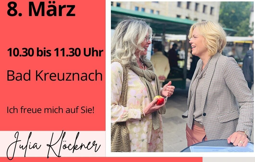 Marktsprechstunde am 8. März