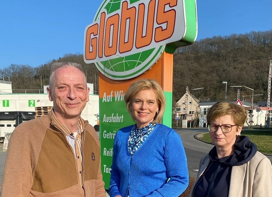 Im Austausch mit Globus-Geschäftsführer Jörg Moll