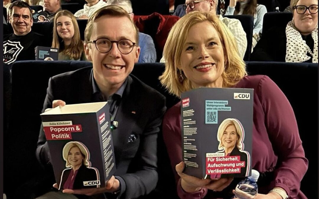 Movietown: Philipp Amthor und Julia Klöckner sorgen für Besucheransturm