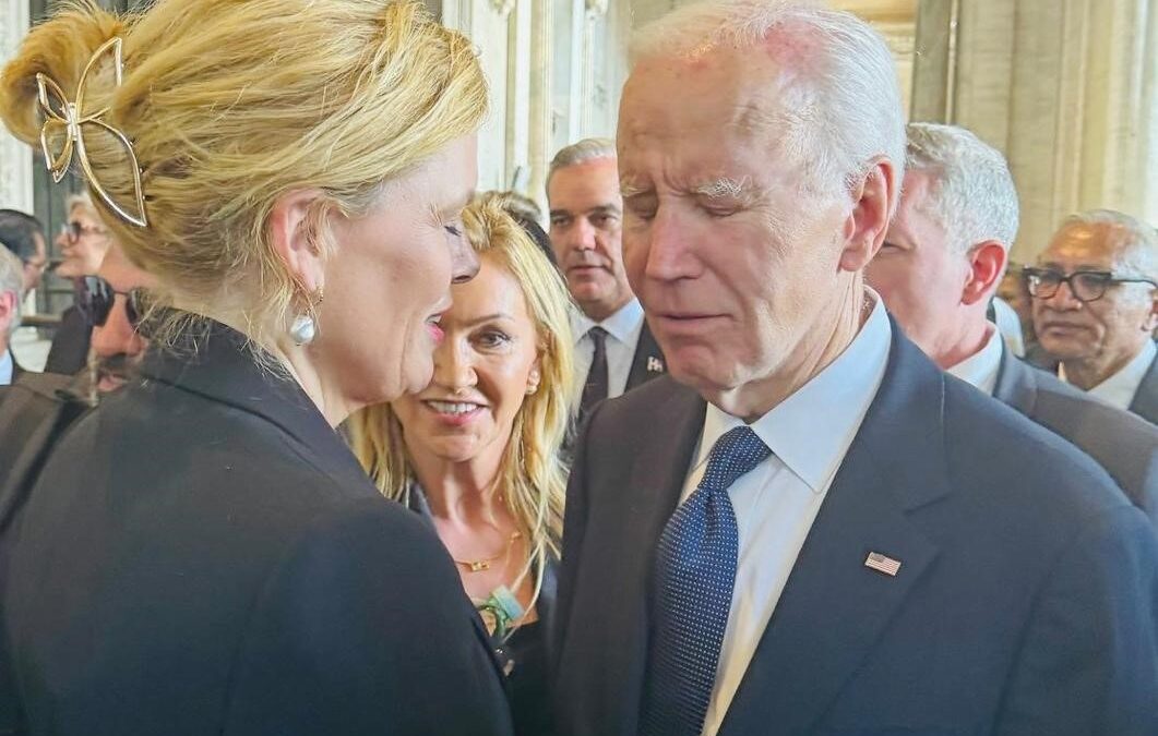 Treffen mit Ex-US-Präsident Joe Biden in Rom
