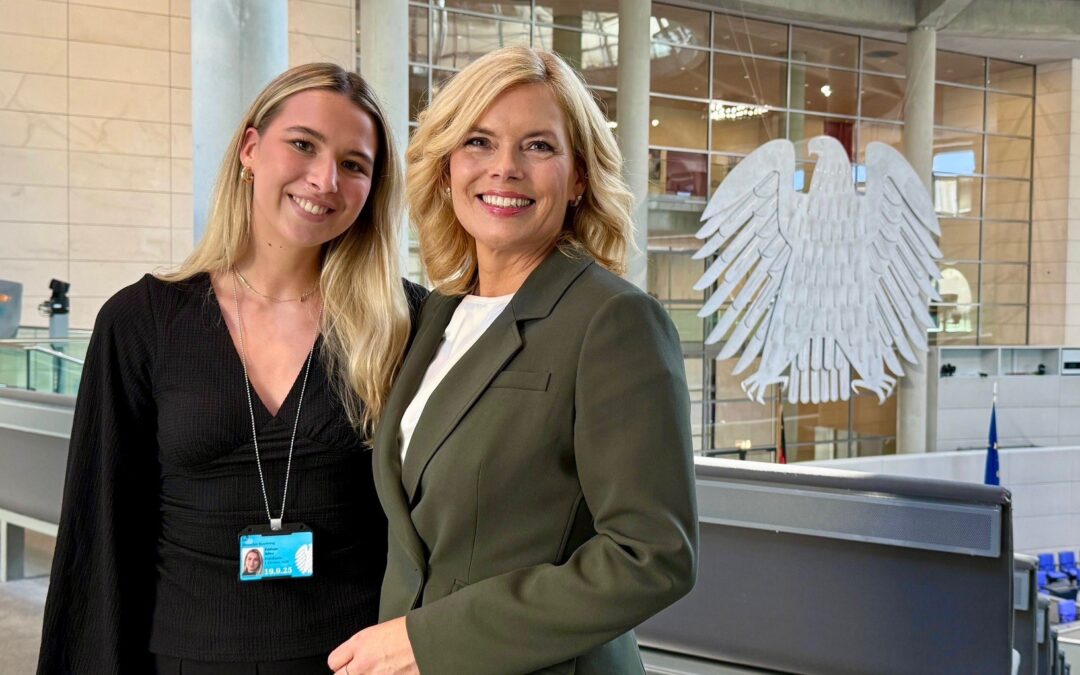 Von Biebelsheim nach Berlin: Praktikum im Büro von Julia Klöckner