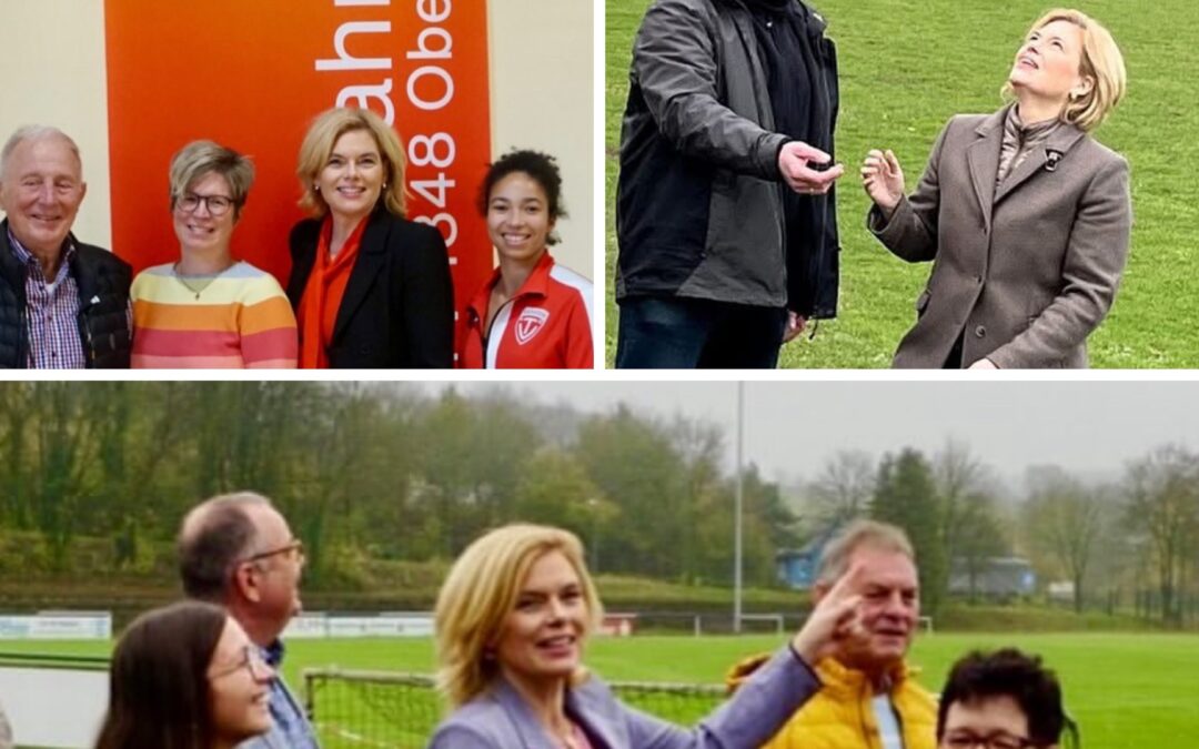 Sanierung kommunaler Sportstätten: Julia Klöckner MdB ruft Kommunen und Vereine zur Teilnahme am Förderprogramm auf